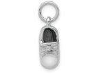 FJC Finejewelers 14k White Gold Baby Shoe Charm