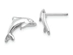 FJC Finejewelers 14k White Gold Dolphin Earrings