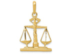 FJC Finejewelers 14k Yellow Gold Scales Of Justice Charm