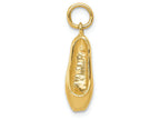 FJC Finejewelers 14k Yellow Gold 3d Ballet Slipper Charm
