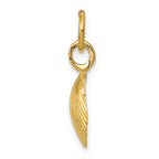 FJC Finejewelers 14k Yellow Gold Seashell Charm