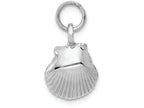 FJC Finejewelers 14k White Gold Seashell Charm