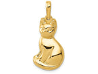 FJC Finejewelers 14k Yellow Gold Cat Charm