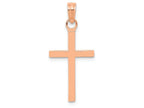 FJC Finejewelers 14k Rose Gold 3d Block Cross Charm