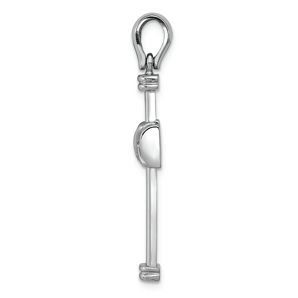 FJC Finejewelers 14k White Gold Latin Cross Charm