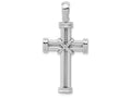 FJC Finejewelers 14k White Gold Latin Cross Charm