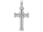 FJC Finejewelers 14k White Gold Latin Cross Charm