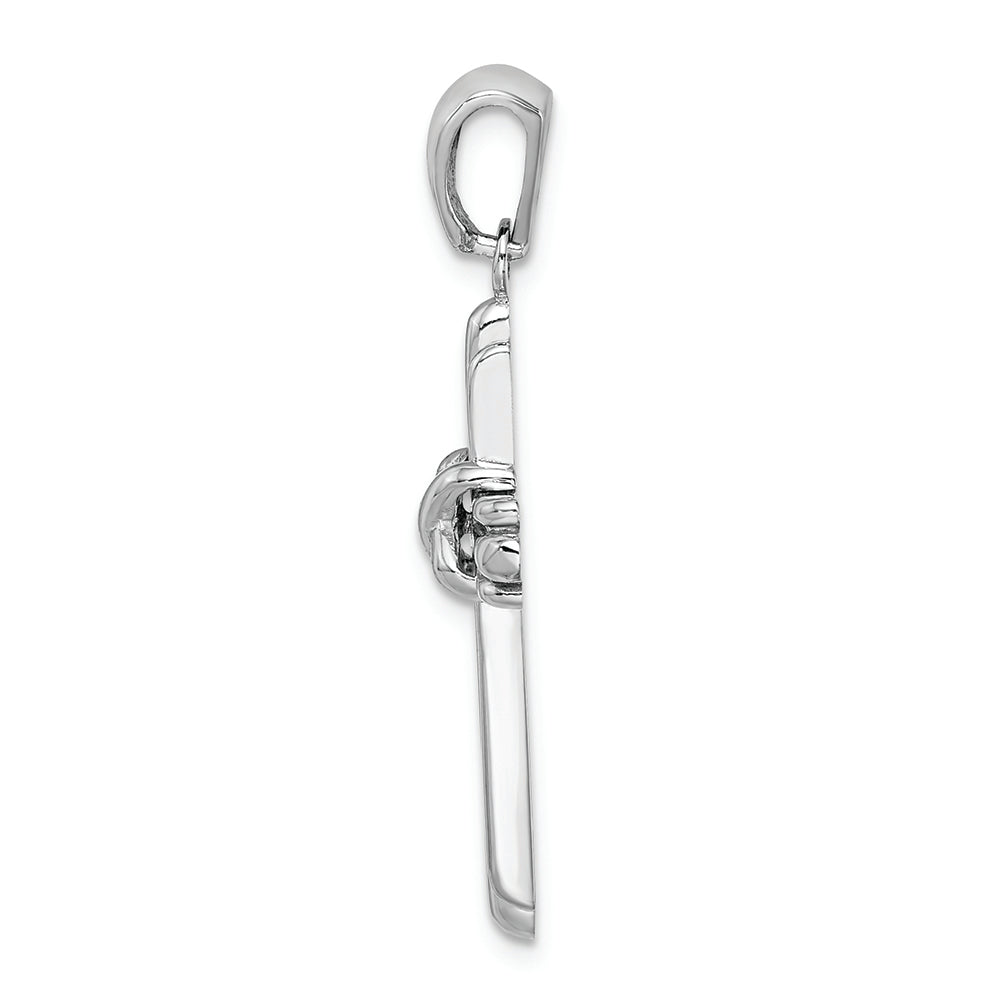 FJC Finejewelers 14k White Gold Passion Cross Charm