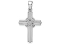 FJC Finejewelers 14k White Gold Passion Cross Charm