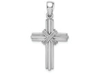 FJC Finejewelers 14k White Gold Passion Cross Charm