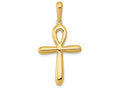 FJC Finejewelers 14k Yellow Gold Ankh Cross Charm