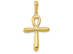 FJC Finejewelers 14k Yellow Gold Ankh Cross Charm
