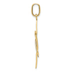 FJC Finejewelers 14k Two-tone Gold Elongated Jewish Star Of David Charm