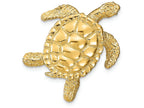 FJC Finejewelers 14k Yellow Gold Sea Turtle Slide Charm