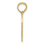 FJC Finejewelers 14k Yellow Gold Basket Weave Heart Charm