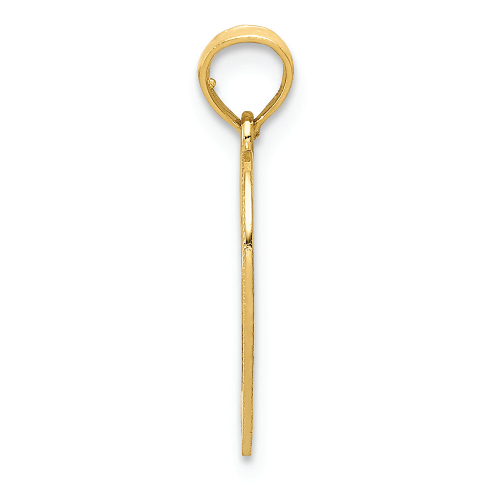 FJC Finejewelers 14k Yellow Gold Heart Charm