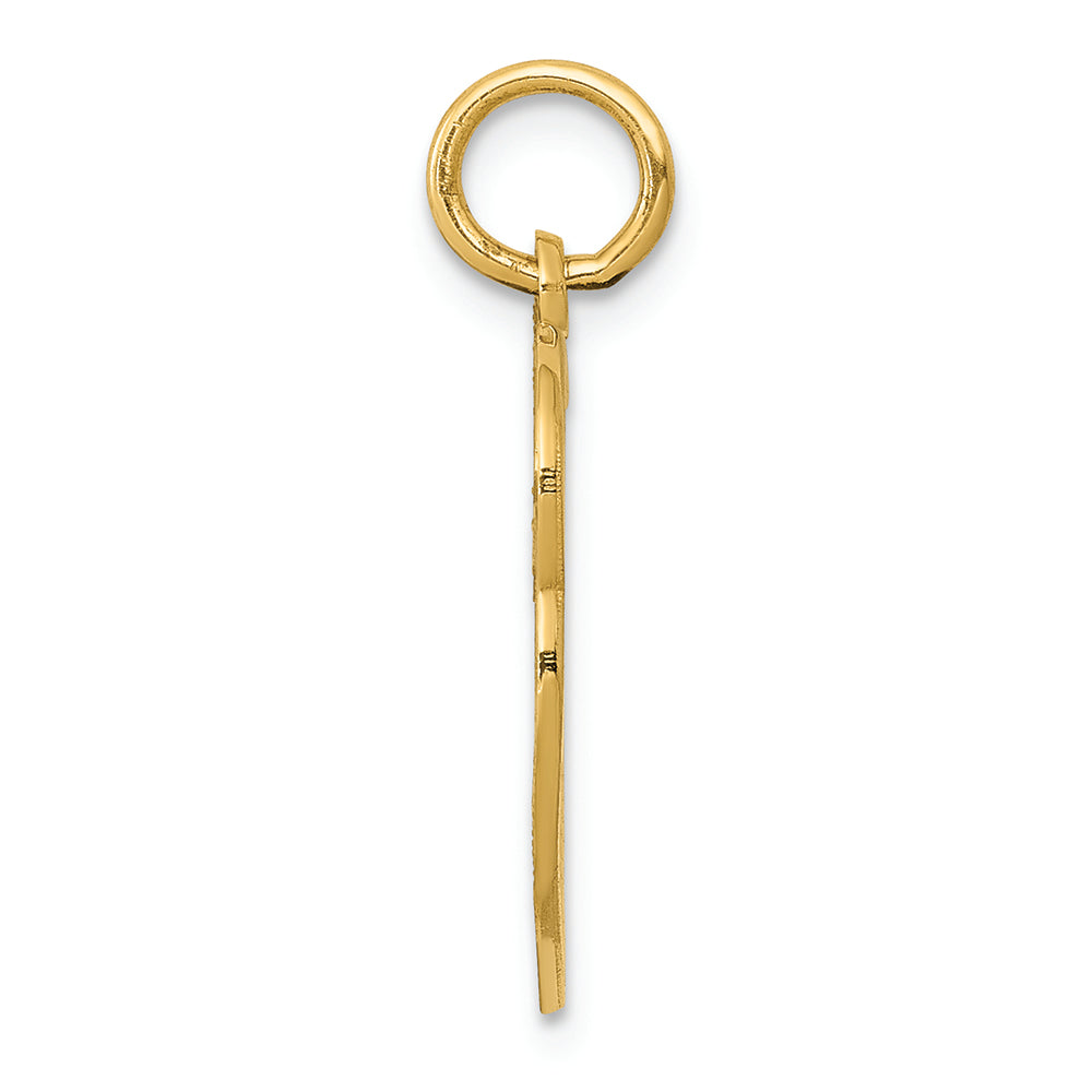 FJC Finejewelers 14k Yellow Gold Double Heart Charm