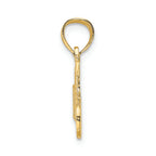 FJC Finejewelers 14k Yellow Gold #1 Friend Charm