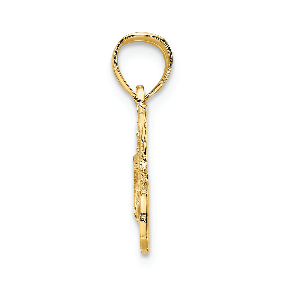 FJC Finejewelers 14k Yellow Gold #1 Friend Charm