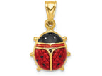 FJC Finejewelers 14k Yellow Gold Enameled Ladybug Charm