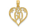 FJC Finejewelers 14k Yellow Gold 60 Heart Charm