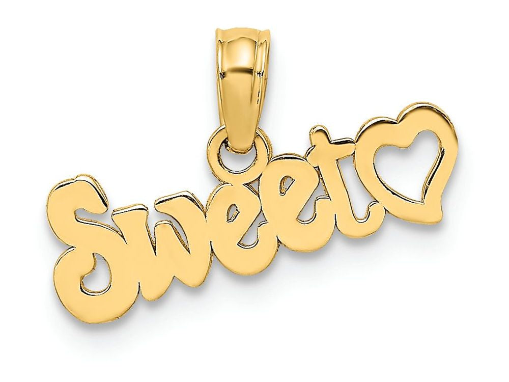 FJC Finejewelers 14k Yellow Gold Sweet Heart Charm