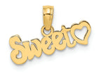 FJC Finejewelers 14k Yellow Gold Sweet Heart Charm