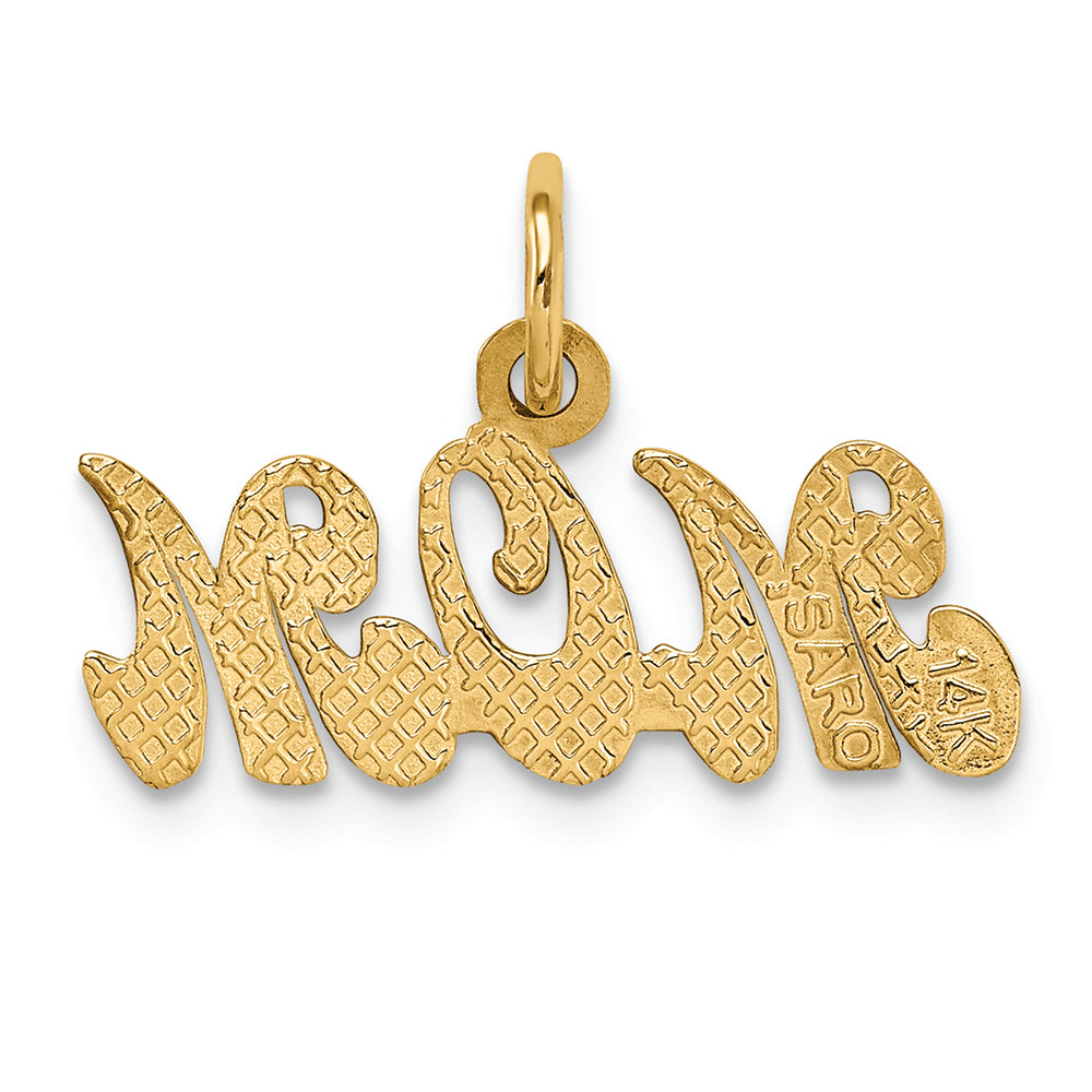 FJC Finejewelers 14k Yellow Gold Mom Charm