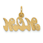 FJC Finejewelers 14k Yellow Gold Mom Charm