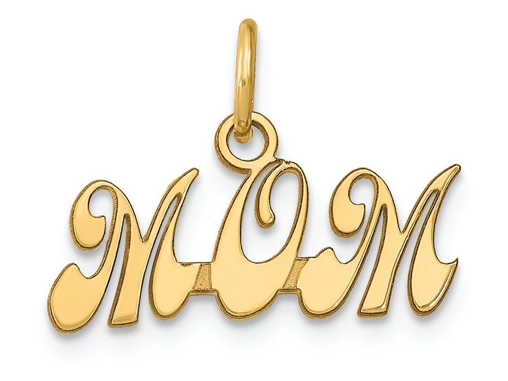FJC Finejewelers 14k Yellow Gold Mom Charm
