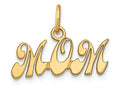 FJC Finejewelers 14k Yellow Gold Mom Charm