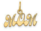 FJC Finejewelers 14k Yellow Gold Mom Charm