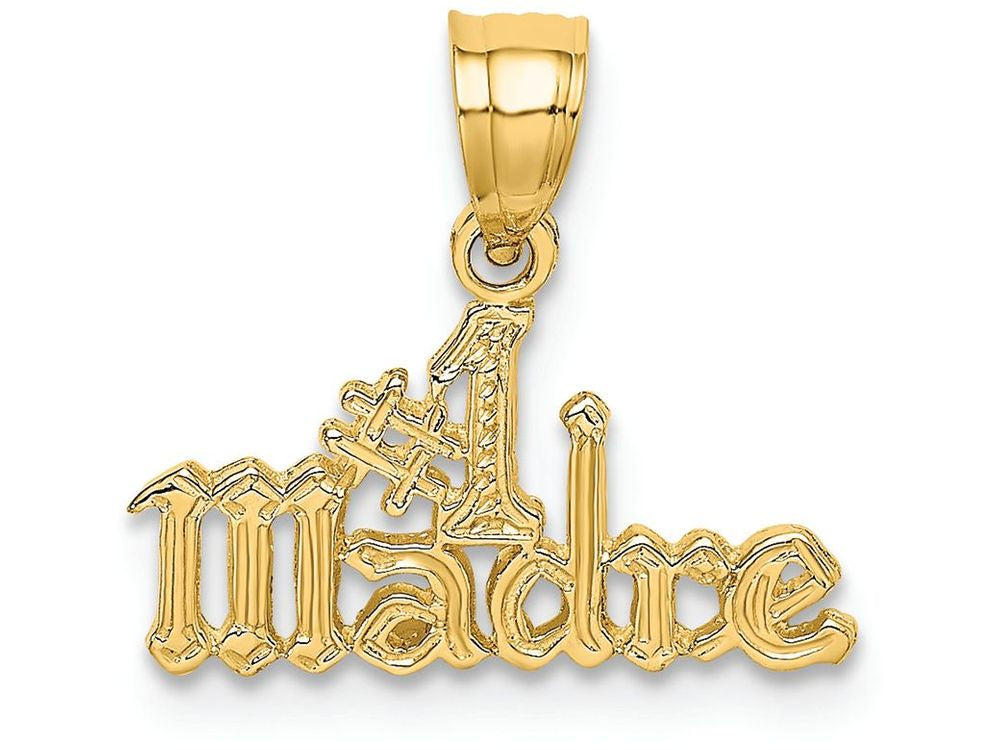 FJC Finejewelers 14k Yellow Gold #1 Madre Charm