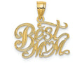 FJC Finejewelers 14k Yellow Gold Best Mom Charm