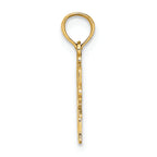 FJC Finejewelers 14k Yellow Gold Swim Mom with Swimmer Charm