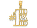 FJC Finejewelers 14k Yellow Gold #1 Dad Charm