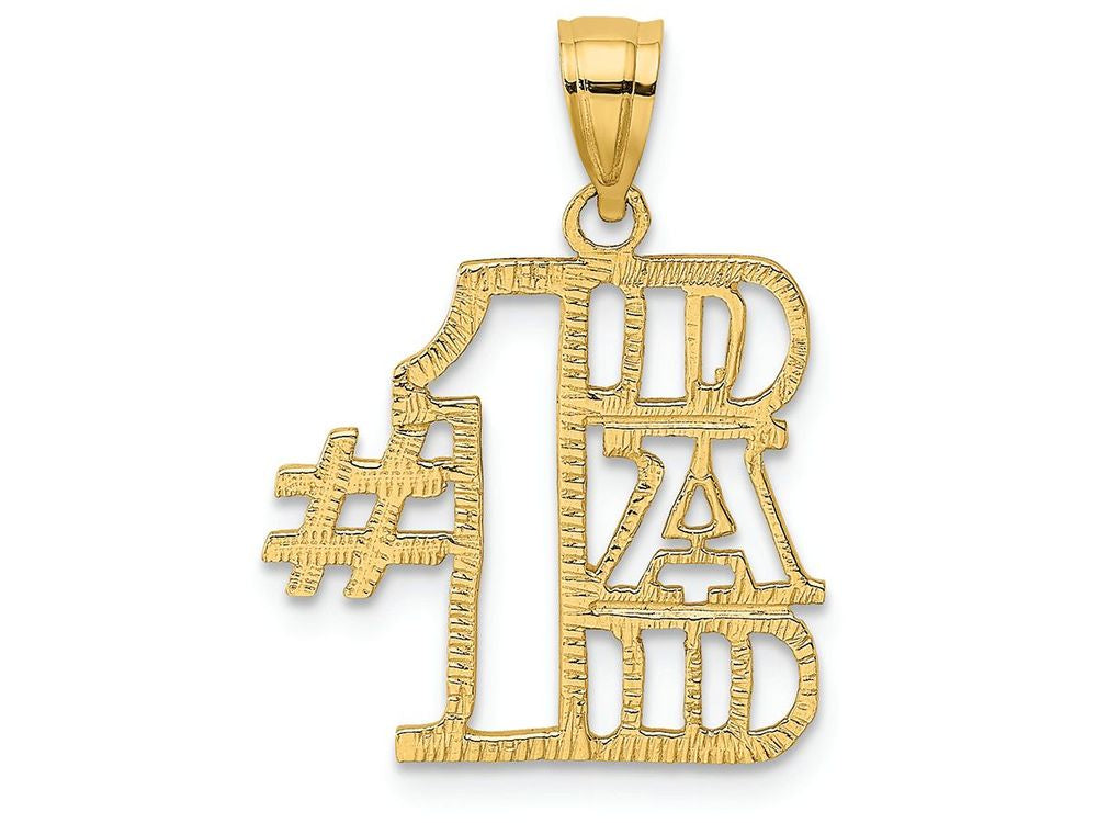 FJC Finejewelers 14k Yellow Gold #1 Dad Charm