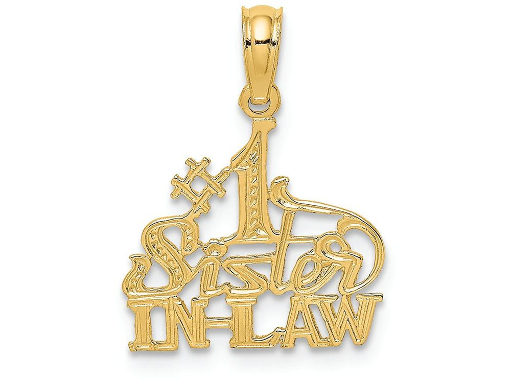 FJC Finejewelers 14k Yellow Gold #1 Sister-in-law Charm