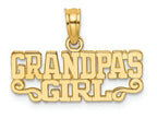 FJC Finejewelers 14k Yellow Gold Grandpa's Girl Charm