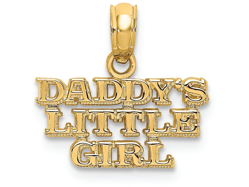 FJC Finejewelers 14k Yellow Gold Daddy's Little Girl Charm