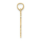 FJC Finejewelers 14k Yellow Gold Daddy's Girl Heart Charm