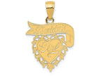 FJC Finejewelers 14k Yellow Gold Daddy's Girl Heart Charm