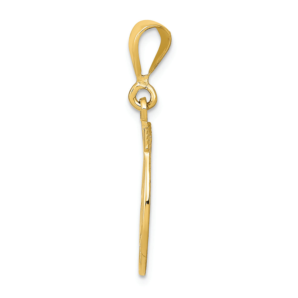FJC Finejewelers 14k Yellow Gold Good Luck Clover Charm