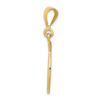 FJC Finejewelers 14k Yellow Gold Good Luck Clover Charm