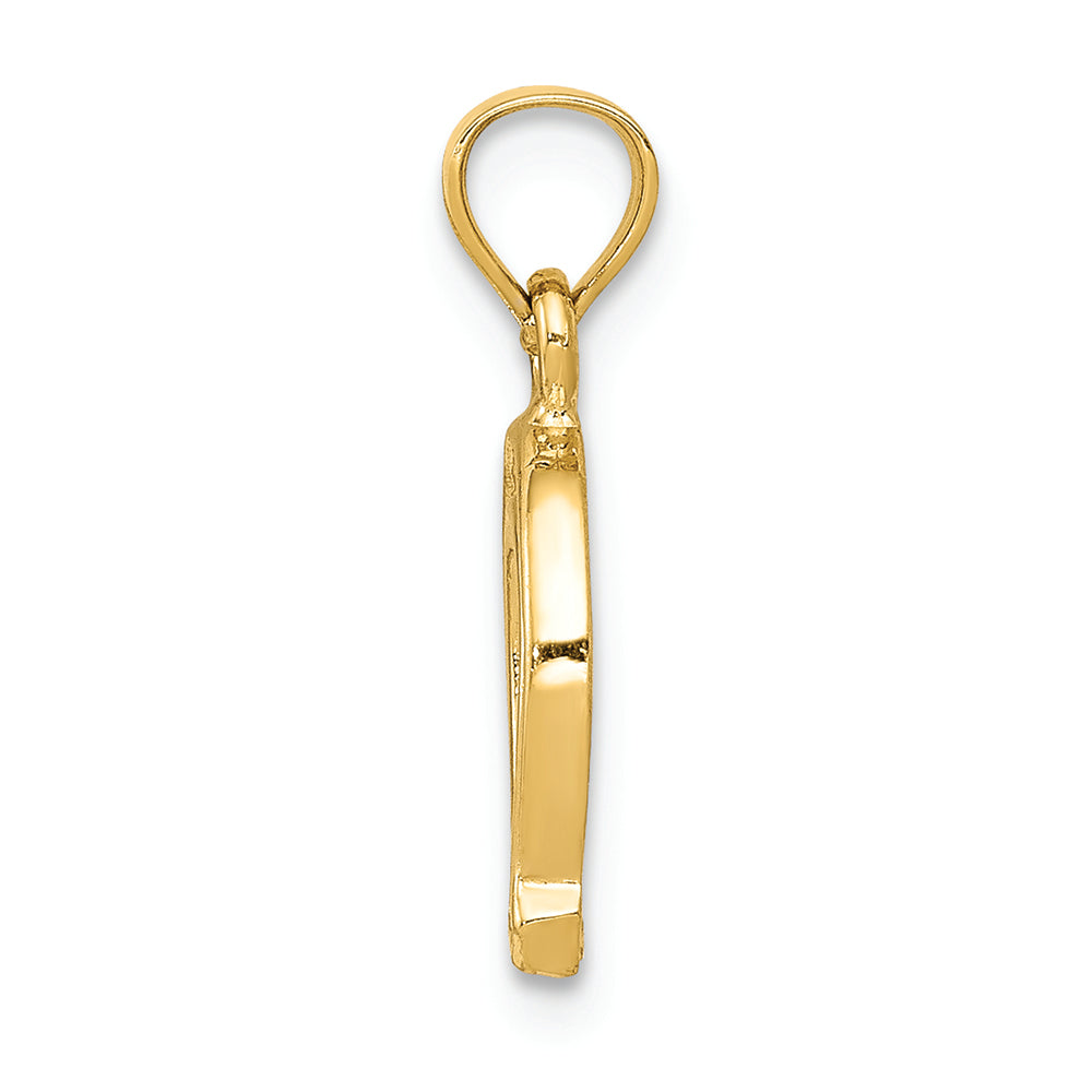 FJC Finejewelers 14k Yellow Gold Horseshoe Charm