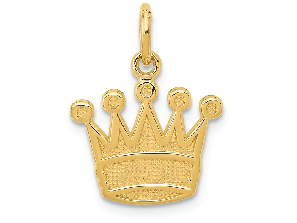 FJC Finejewelers 14k Yellow Gold Kings Crown Charm