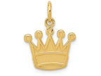 FJC Finejewelers 14k Yellow Gold Kings Crown Charm