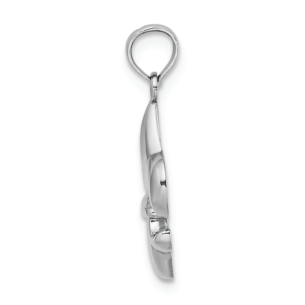 FJC Finejewelers 14k White Gold White Small Fleur-de-lis Charm
