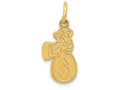FJC Finejewelers 14k Yellow Gold Money Bag Charm