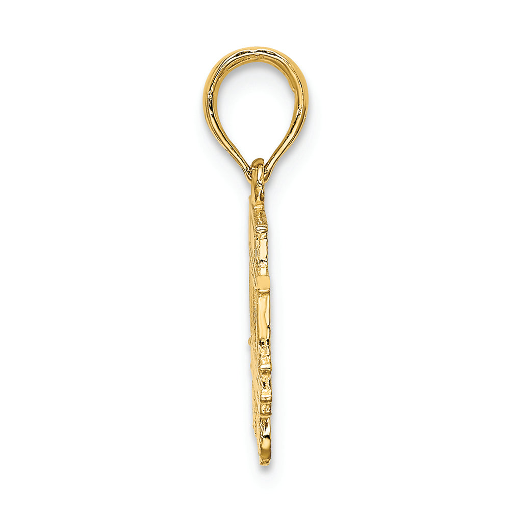 FJC Finejewelers 14k Yellow Gold San Francisco Cable Car Charm
